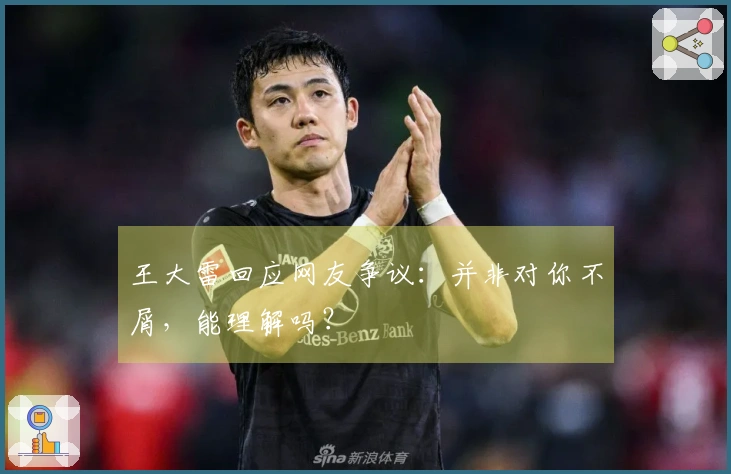 王大雷回应网友争议：并非对你不屑，能理解吗？